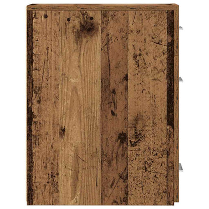 Lékárenská Skříň 20 X 45,5 X 60 Cm Kompozitní Dřevo Staré Dřevo