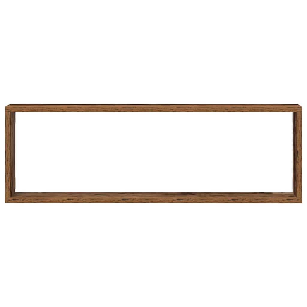 Nástěnné Poličky Nástěnná Montáž 4 Pcs Staré Dřevo