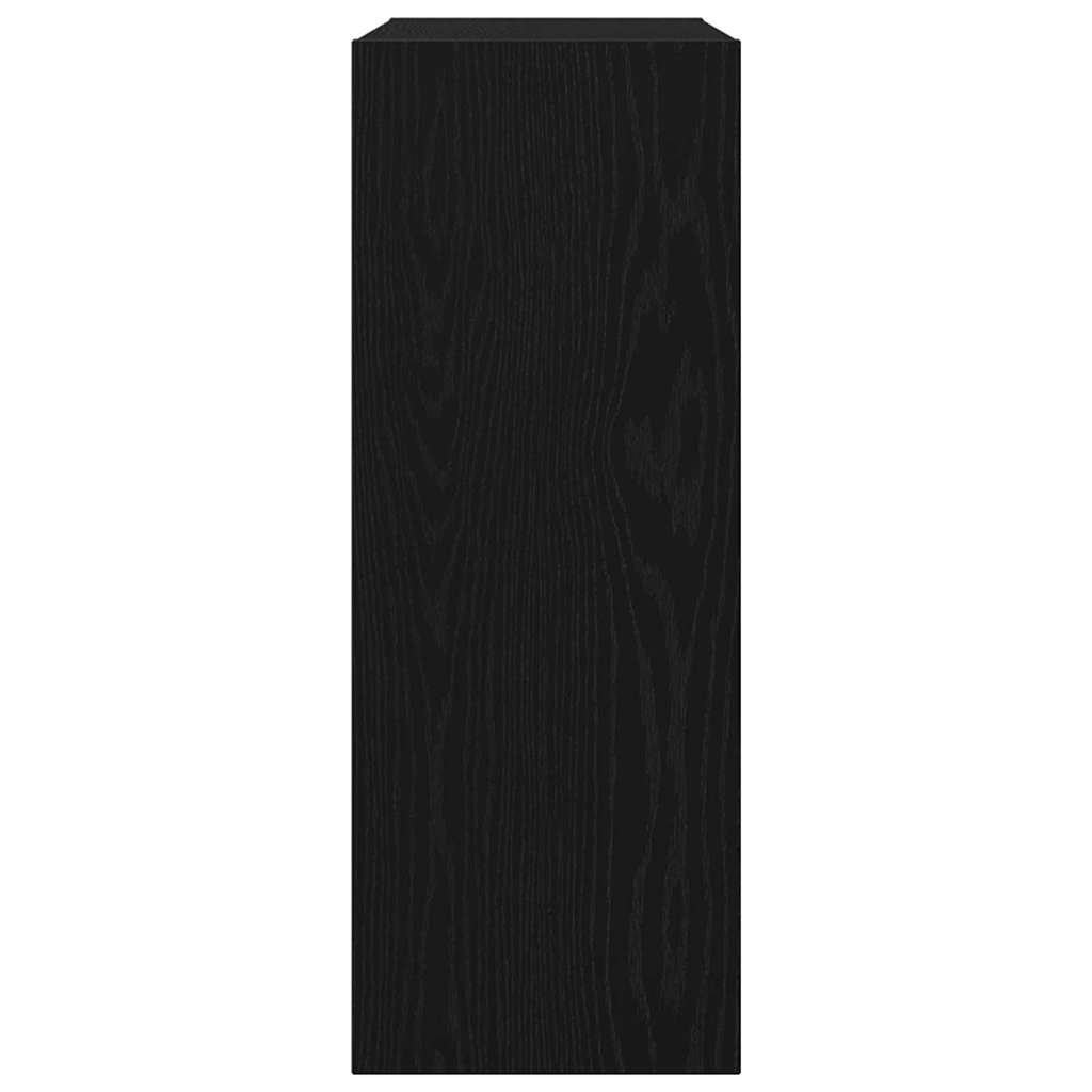 Konzolový Stolek Černý Dub 78 X 30 X 80 Cm Kompozitní Dřevo