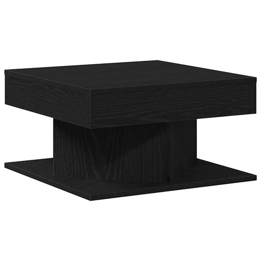 Konferenční Stolek Černý Dub 57 X 57 X 30 Cm Kompozitní Dřevo