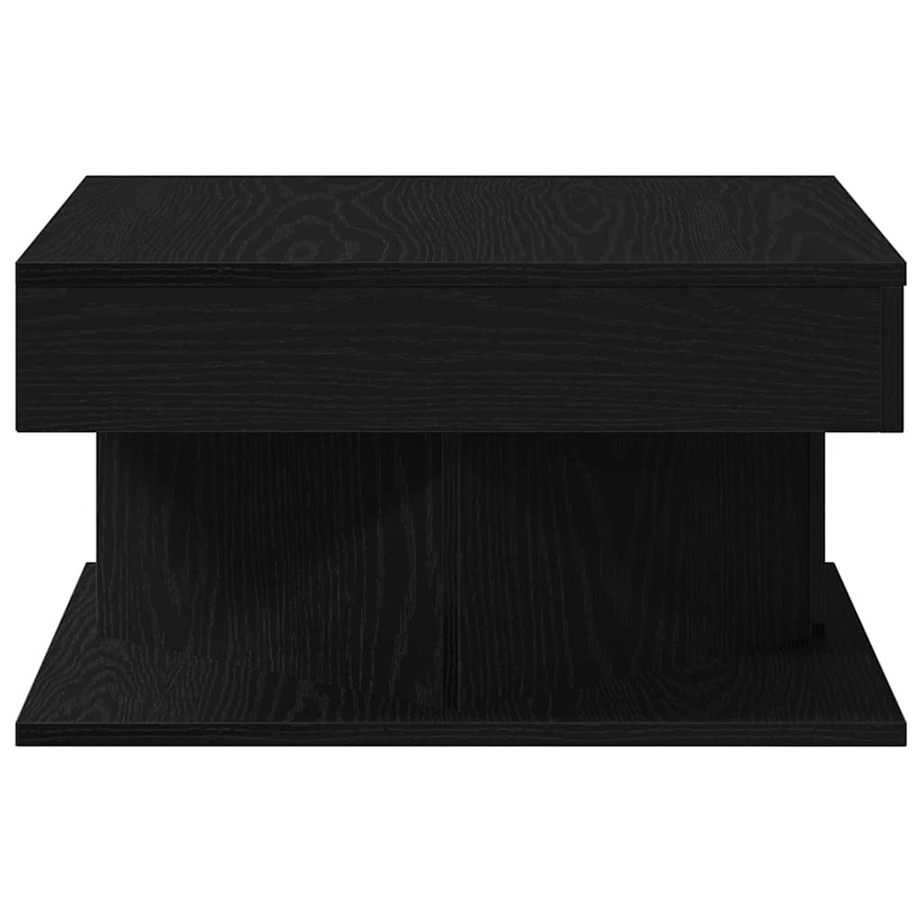 Konferenční Stolek Černý Dub 57 X 57 X 30 Cm Kompozitní Dřevo