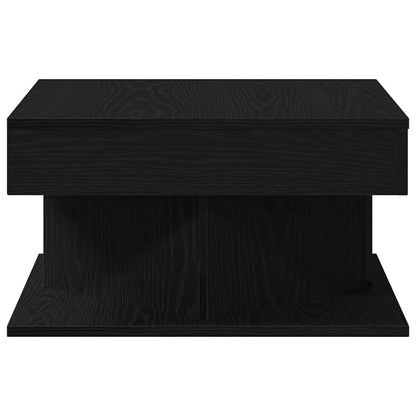 Konferenční Stolek Černý Dub 57 X 57 X 30 Cm Kompozitní Dřevo