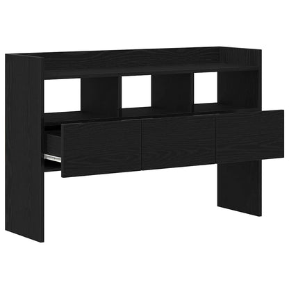 Servírovací Skříň Černý Dub 105 X 30 X 70 Cm Kompozitní Dřevo