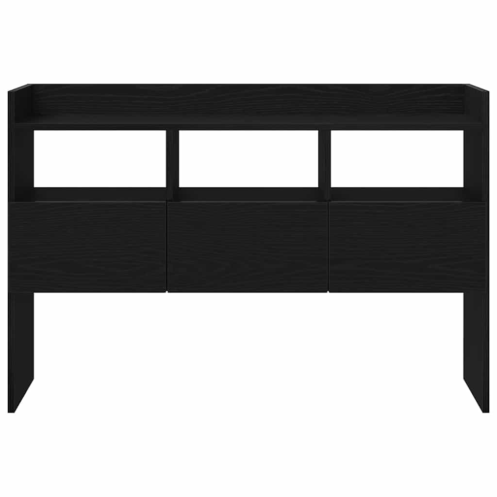 Servírovací Skříň Černý Dub 105 X 30 X 70 Cm Kompozitní Dřevo