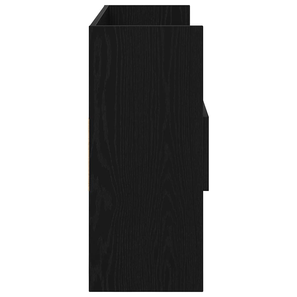 Servírovací Skříň Černý Dub 105 X 30 X 70 Cm Kompozitní Dřevo
