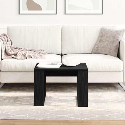 Konferenční Stolek Černý Dub 50 X 50 X 35 Cm Kompozitní Dřevo
