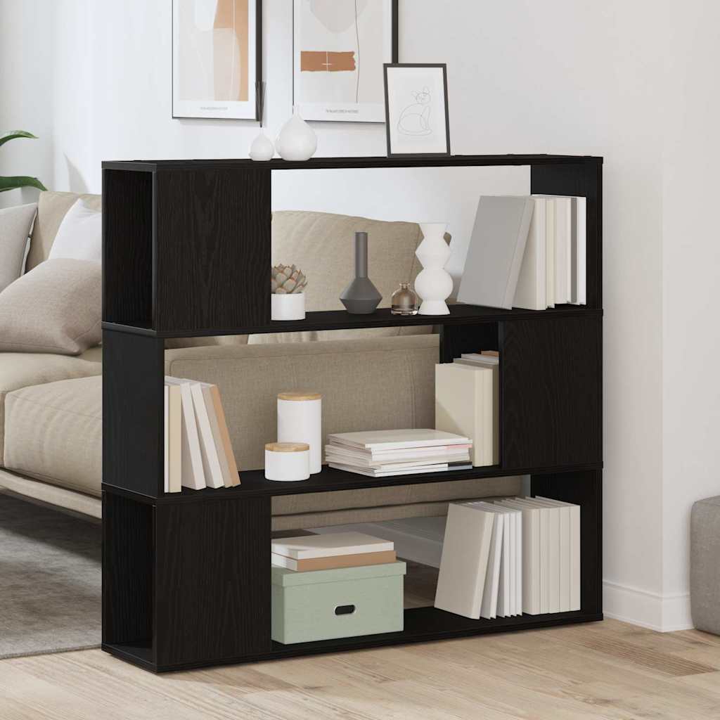 Sestava Tv Skříněk 100 X 24 X 94 Cm Černý Dub Kompozitní Dřevo