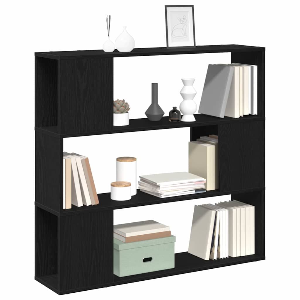 Sestava Tv Skříněk 100 X 24 X 94 Cm Černý Dub Kompozitní Dřevo