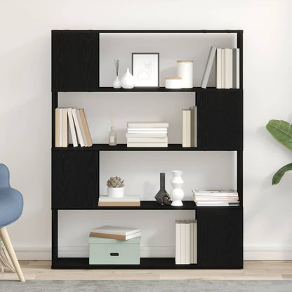 Sestava Tv Skříněk 100 X 24 X 124,5 Cm Černý Dub