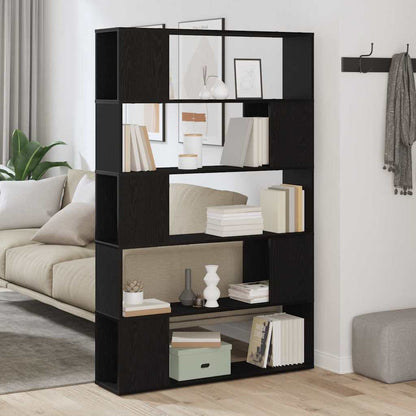 Sestava Tv Skříněk 100 X 24 X 155 Cm Černý Dub Kompozitní Dřevo