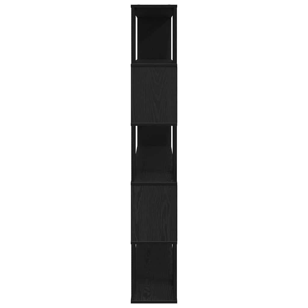 Sestava Tv Skříněk 100 X 24 X 155 Cm Černý Dub Kompozitní Dřevo