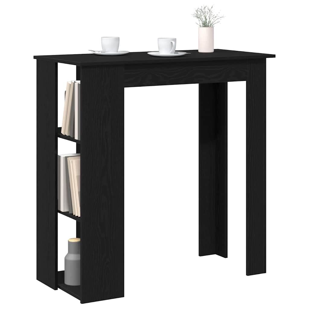 Barový Stůl 102 X 50 X 103,5 Cm Kompozitní Dřevo Černý Dub