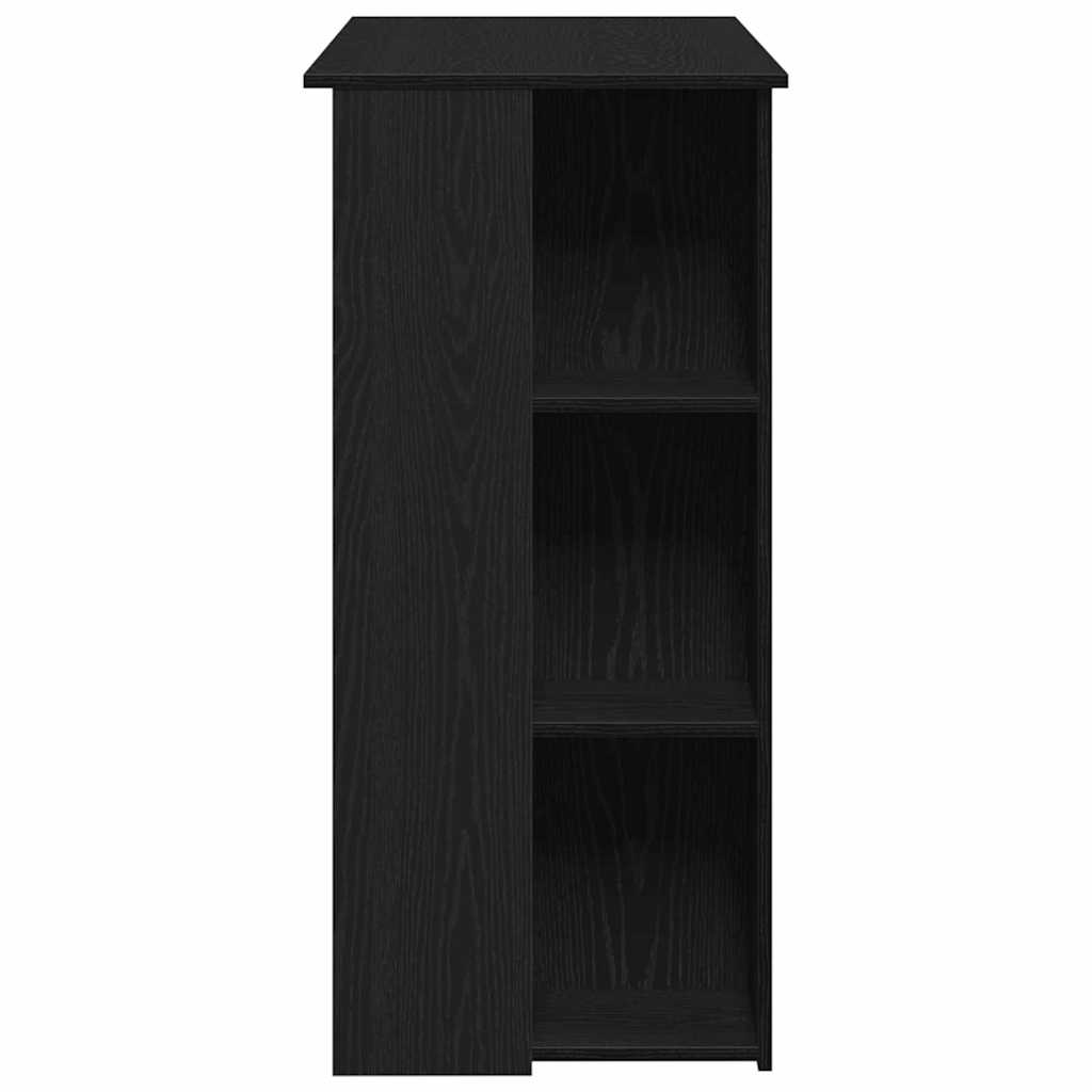 Barový Stůl 102 X 50 X 103,5 Cm Kompozitní Dřevo Černý Dub