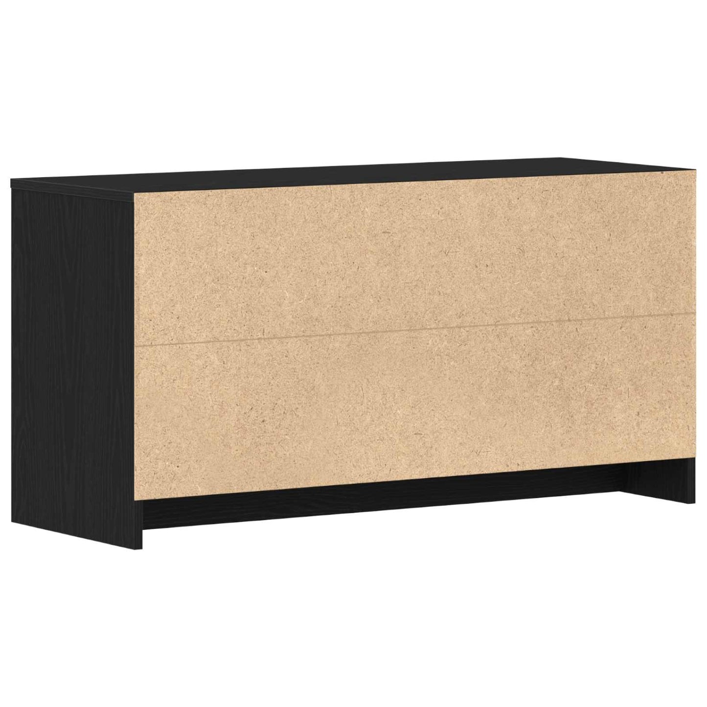 Televizní Skříň 102 X 37,5 X 52,5 Cm Černý Dub Kompozitní Dřevo