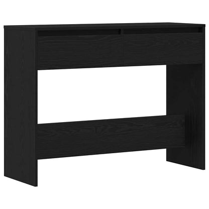 Konzolový Stolek Černý Dub 100 X 35 X 76,5 Cm Kompozitní Dřevo