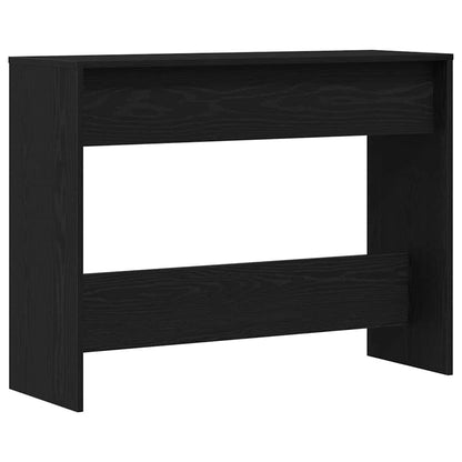Konzolový Stolek Černý Dub 100 X 35 X 76,5 Cm Kompozitní Dřevo