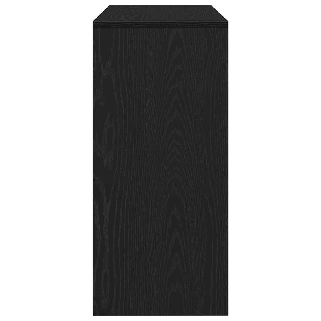 Konzolový Stolek Černý Dub 100 X 35 X 76,5 Cm Kompozitní Dřevo