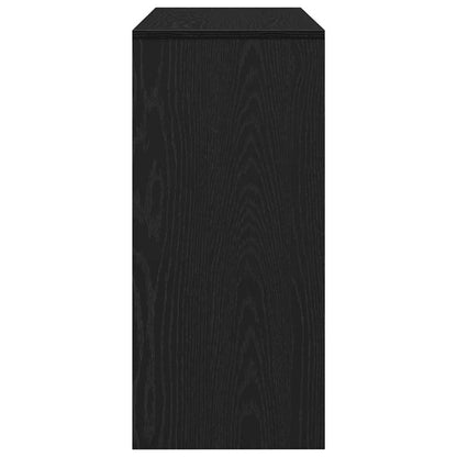 Konzolový Stolek Černý Dub 100 X 35 X 76,5 Cm Kompozitní Dřevo