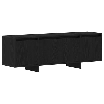 Televizní Skříň 120 X 30 X 40,5 Cm Černý Dub Kompozitní Dřevo