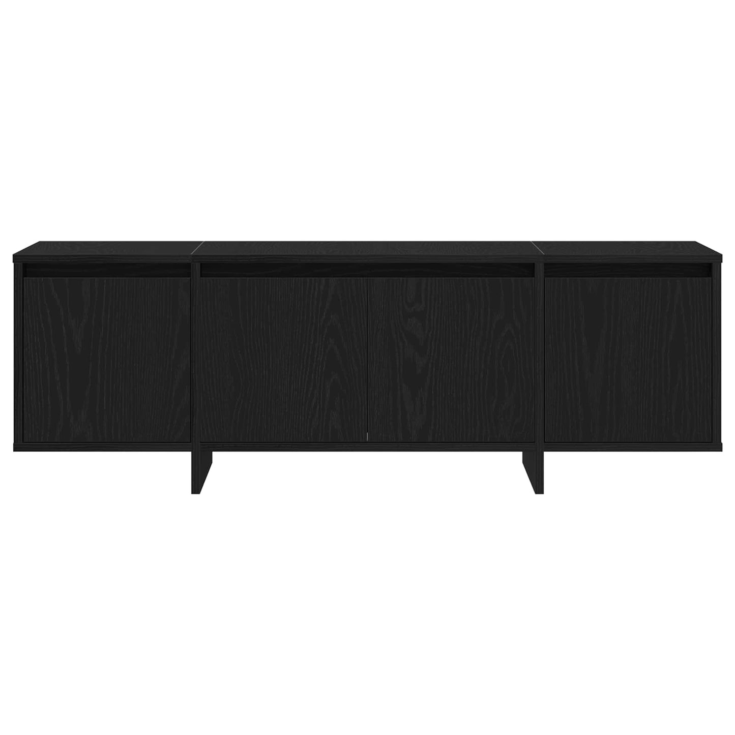 Televizní Skříň 120 X 30 X 40,5 Cm Černý Dub Kompozitní Dřevo
