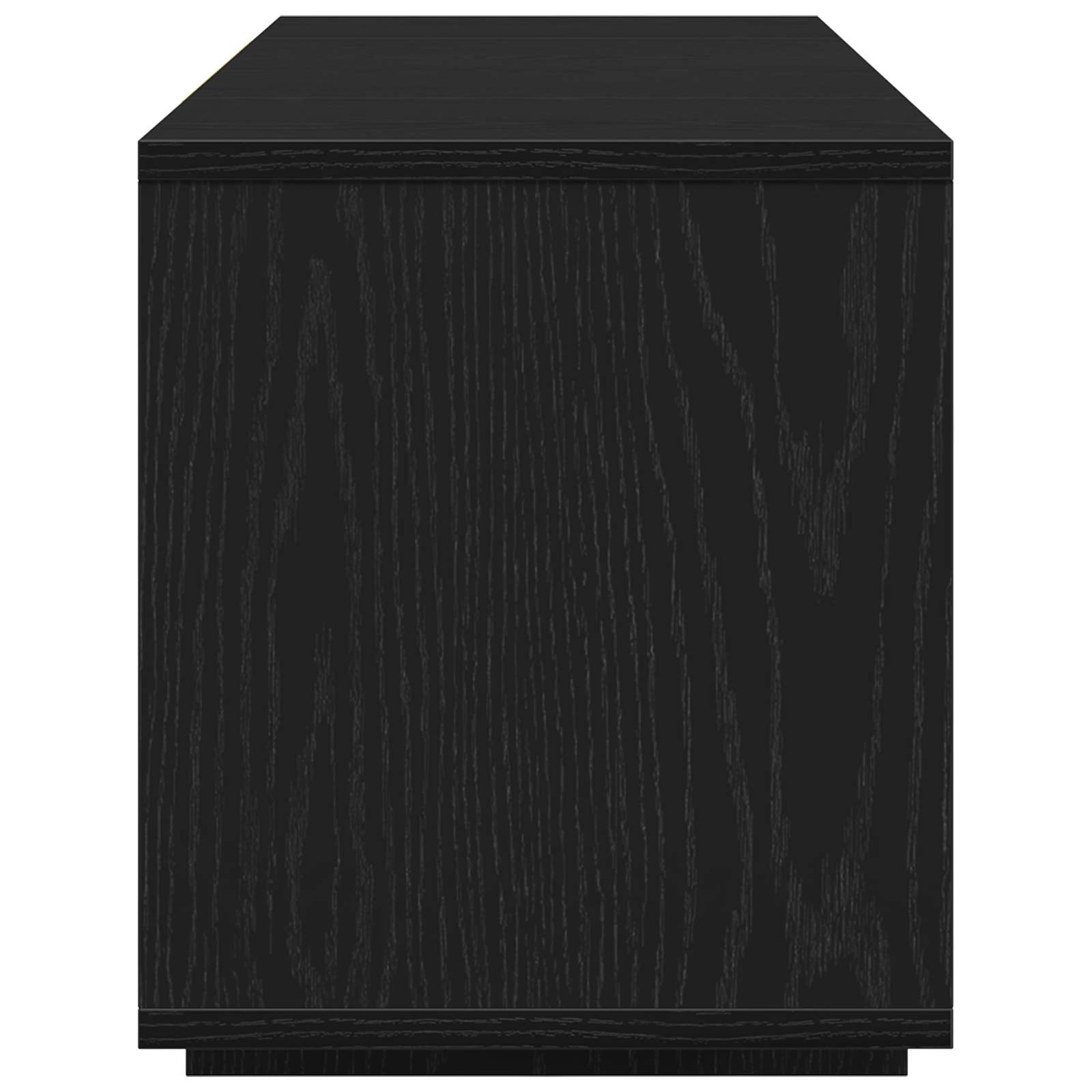 Televizní Skříň 120 X 30 X 40,5 Cm Černý Dub Kompozitní Dřevo