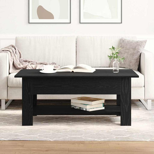 Konferenční Stolek Černý Dub 102 X 55 X 42 Cm Kompozitní Dřevo