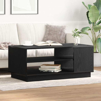 Konferenční Stolek Černý Dub 102 X 55 X 43 Cm Kompozitní Dřevo