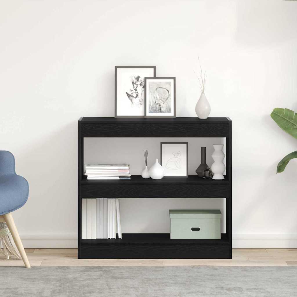 Knihovna 2 Úrovní 2 Pcs 80 X 30 X 72 Cm Kompozitní Dřevo