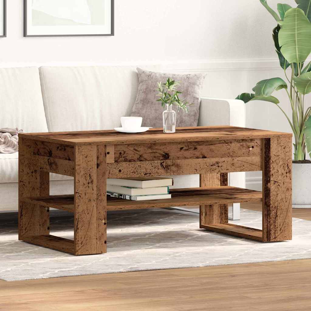 Konferenční Stolek Staré Dřevo 102 X 55 X 45 Cm