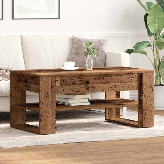 Konferenční Stolek Staré Dřevo 102 X 55 X 45 Cm