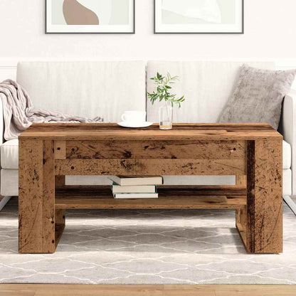 Konferenční Stolek Staré Dřevo 102 X 55 X 45 Cm