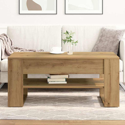 Konferenční Stolek Artisanový Dub 102 X 55 X 45 Cm