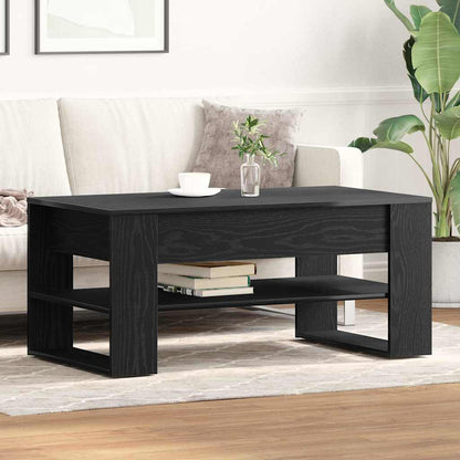 Konferenční Stolek Černý Dub 102 X 55 X 45 Cm Kompozitní Dřevo