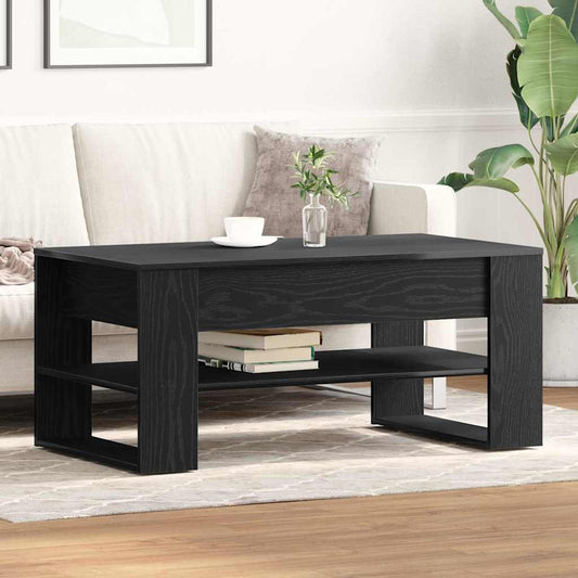 Konferenční Stolek Černý Dub 102 X 55 X 45 Cm Kompozitní Dřevo