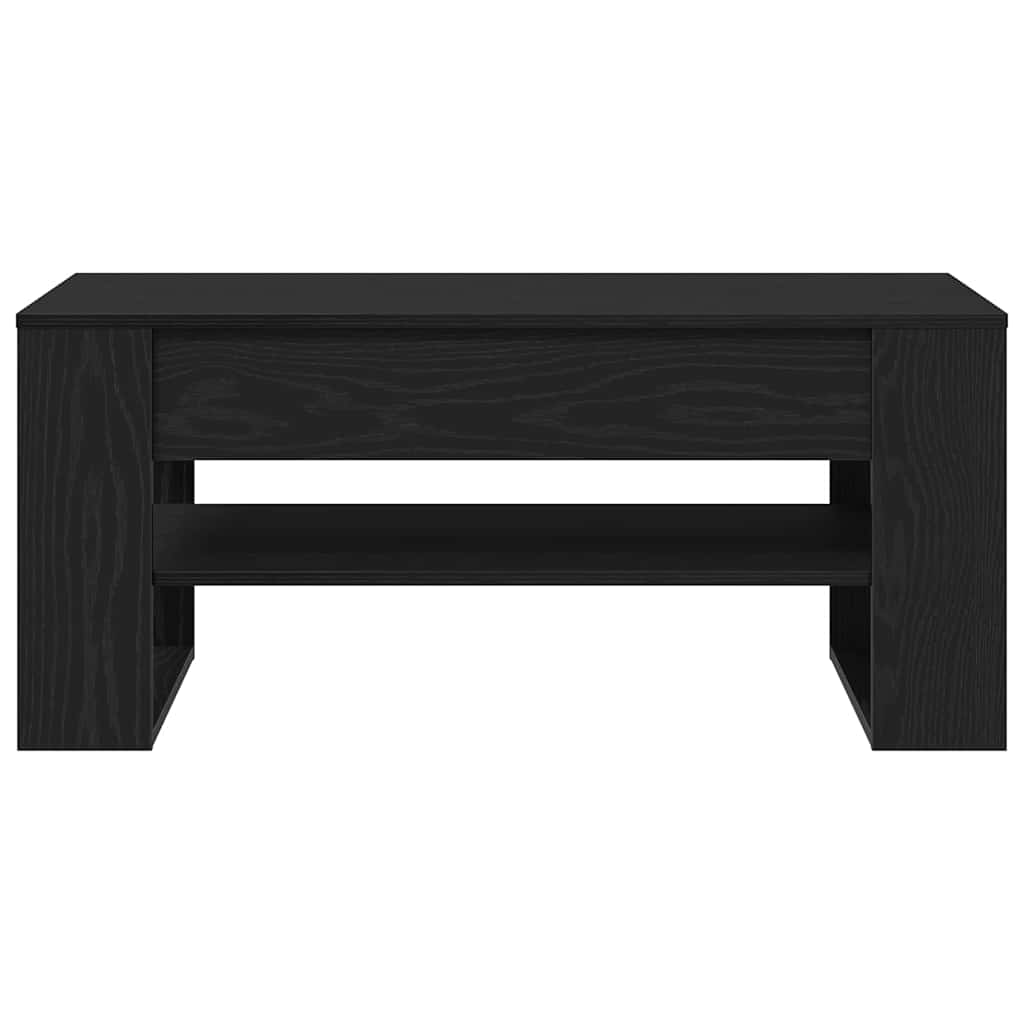 Konferenční Stolek Černý Dub 102 X 55 X 45 Cm Kompozitní Dřevo