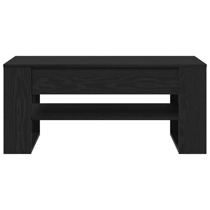 Konferenční Stolek Černý Dub 102 X 55 X 45 Cm Kompozitní Dřevo