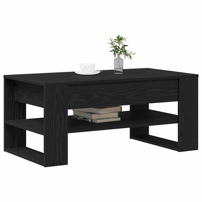 Konferenční Stolek Černý Dub 102 X 55 X 45 Cm Kompozitní Dřevo