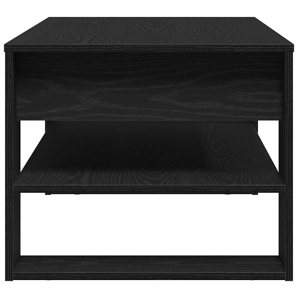 Konferenční Stolek Černý Dub 102 X 55 X 45 Cm Kompozitní Dřevo
