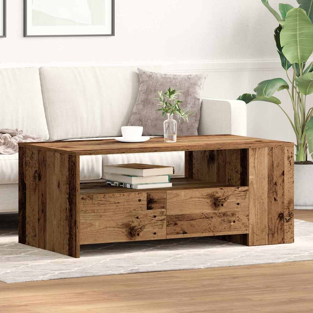 Konferenční Stolek Staré Dřevo 102 X 55 X 43,5 Cm
