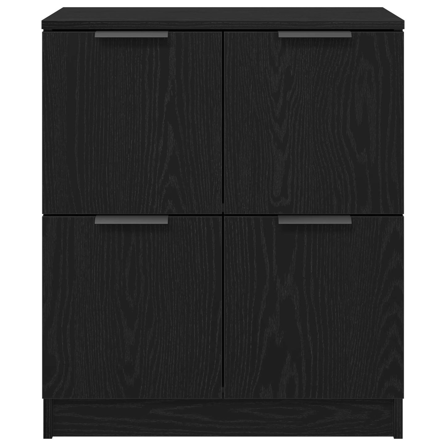 Servírovací Skříň Černý Dub 60 X 30 X 70 Cm Kompozitní Dřevo