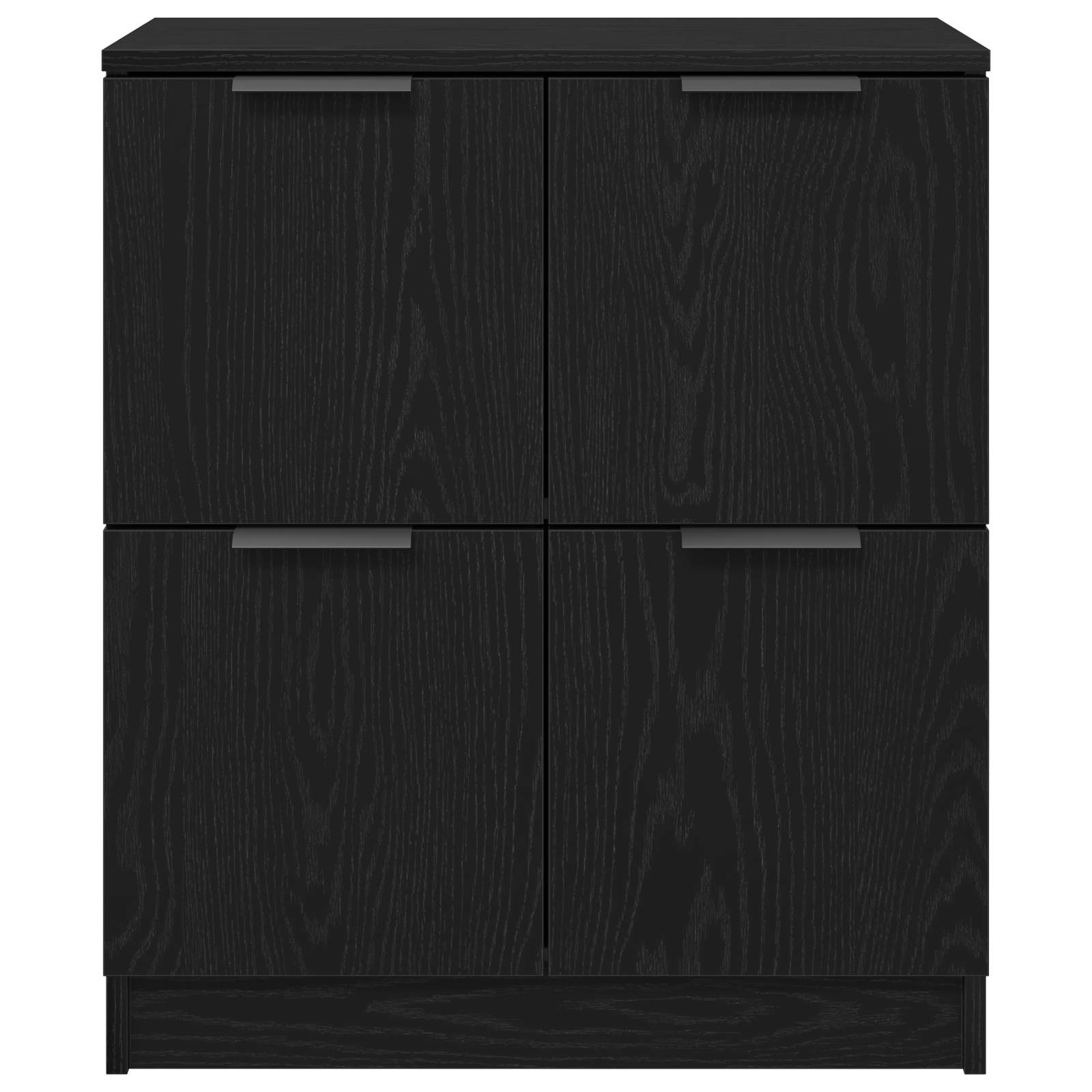 Servírovací Skříň Černý Dub 60 X 30 X 70 Cm Kompozitní Dřevo