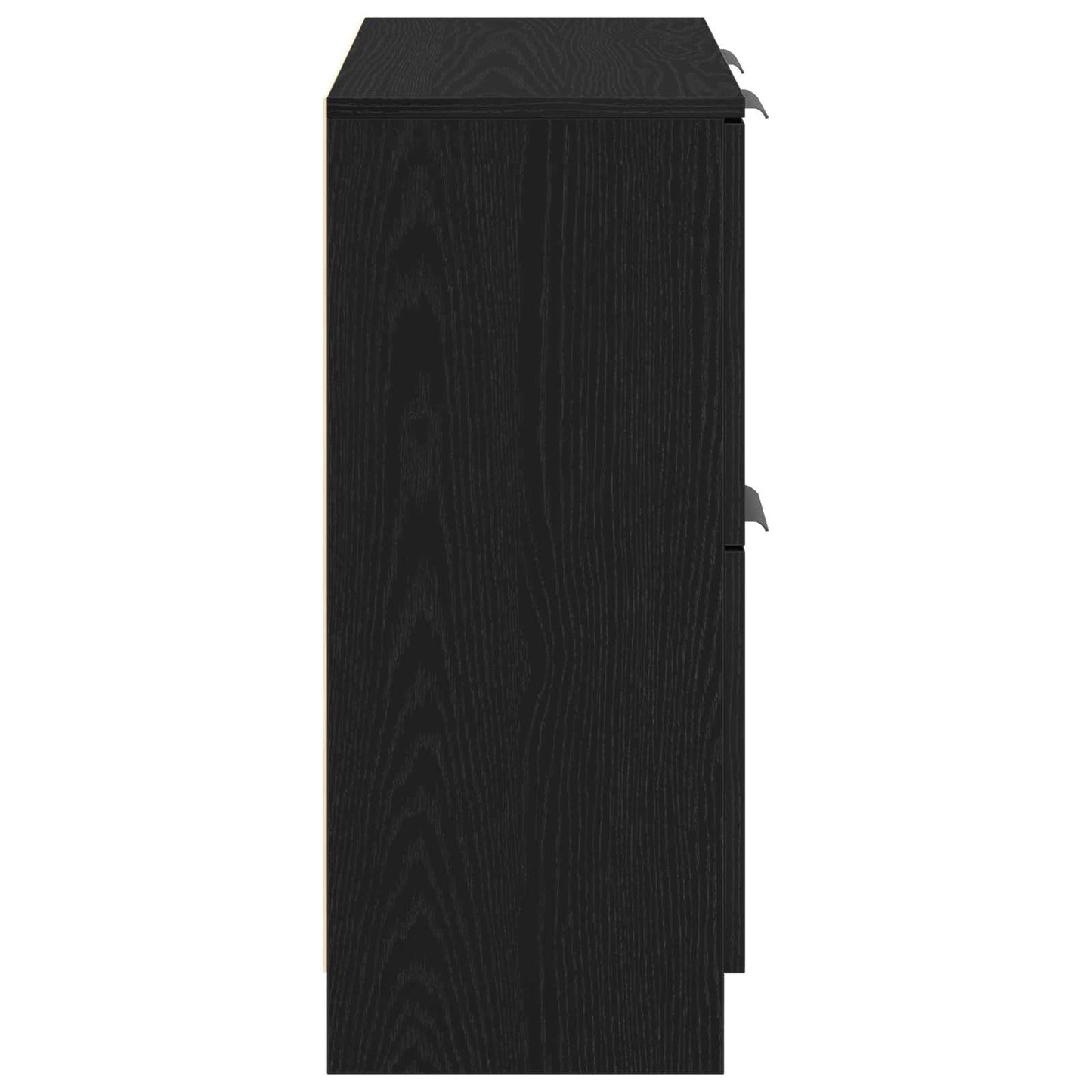 Servírovací Skříň Černý Dub 60 X 30 X 70 Cm Kompozitní Dřevo