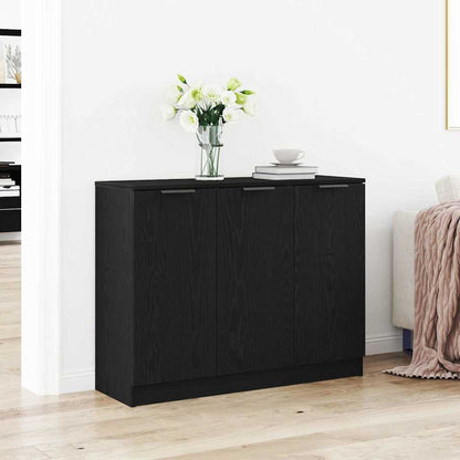 Servírovací Skříň Černý Dub 90,5 X 30 X 70 Cm Kompozitní Dřevo