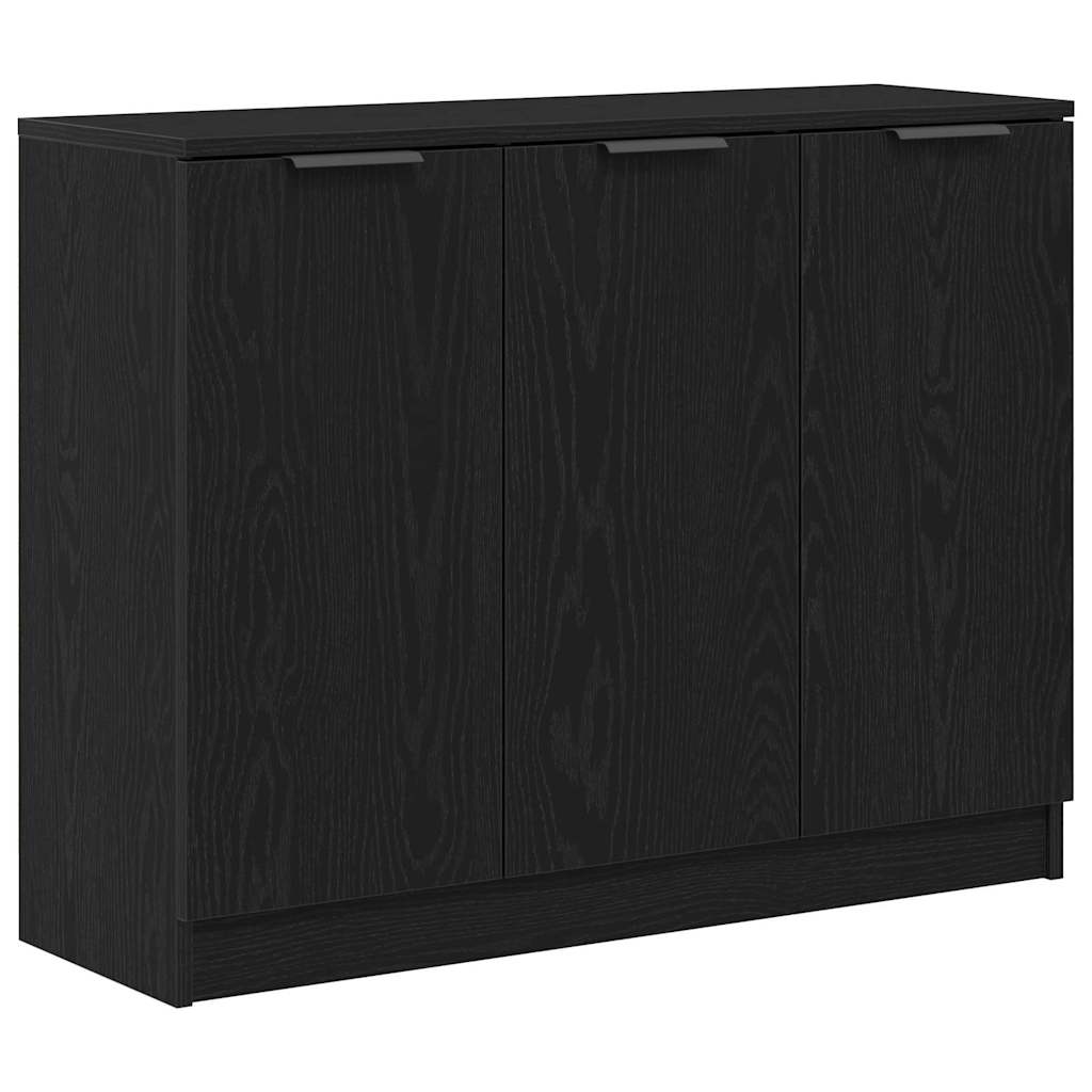 Servírovací Skříň Černý Dub 90,5 X 30 X 70 Cm Kompozitní Dřevo