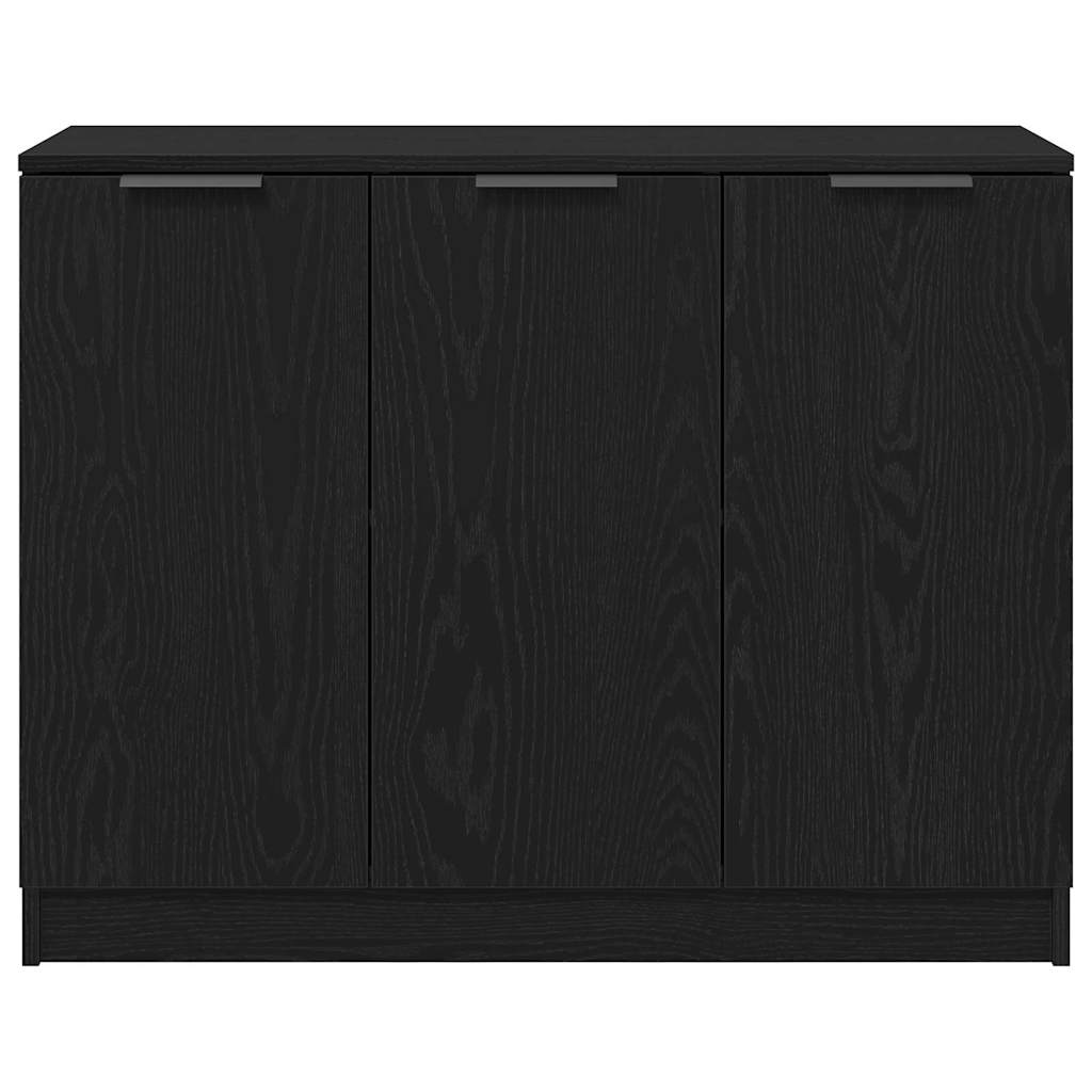 Servírovací Skříň Černý Dub 90,5 X 30 X 70 Cm Kompozitní Dřevo