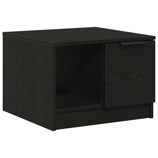 Konferenční Stolek Černý Dub 50 X 50 X 36 Cm Kompozitní Dřevo