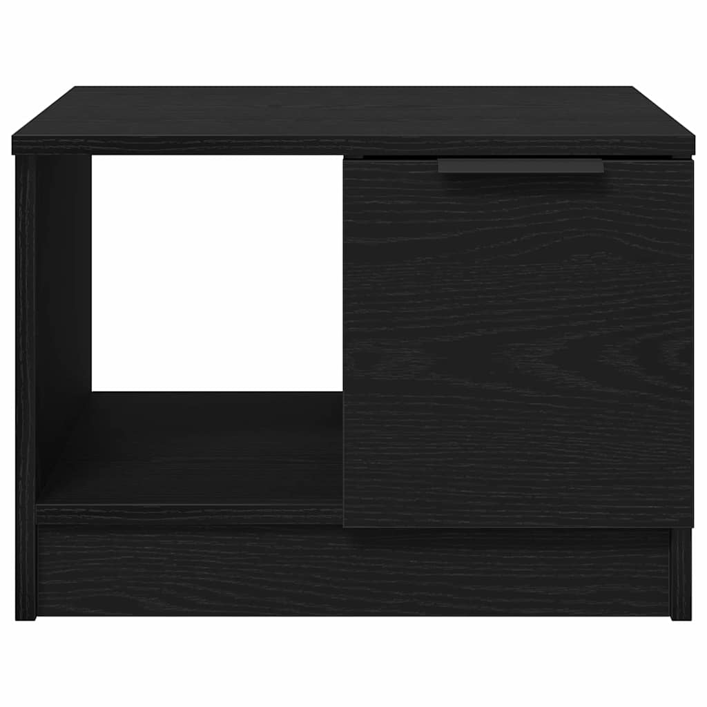 Konferenční Stolek Černý Dub 50 X 50 X 36 Cm Kompozitní Dřevo