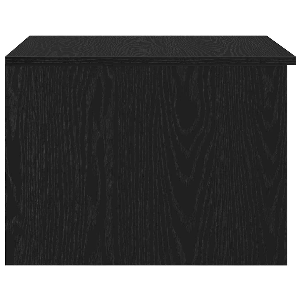 Konferenční Stolek Černý Dub 50 X 50 X 36 Cm Kompozitní Dřevo