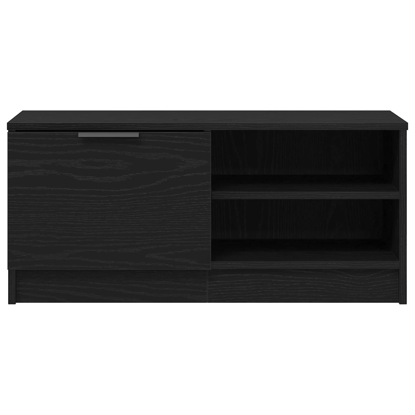 Televizní Skříň 2 Pcs Černý Dub Kompozitní Dřevo