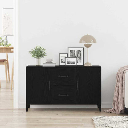 Servírovací Skříň Černý Dub 100 X 36 X 60 Cm Kompozitní Dřevo